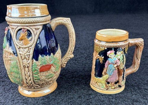 Vintage german beer steins - beer,