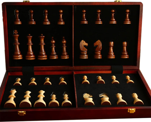 Extra large wooden chess - 20",