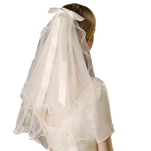 White wedding bridal veil - wedding,