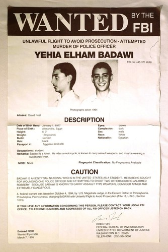Fbi original wanted poster - original,