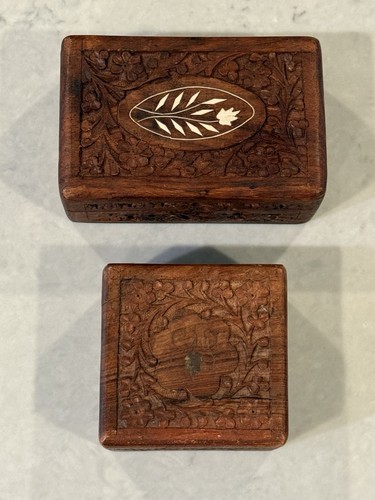 Vtg lot hand carved - hand,