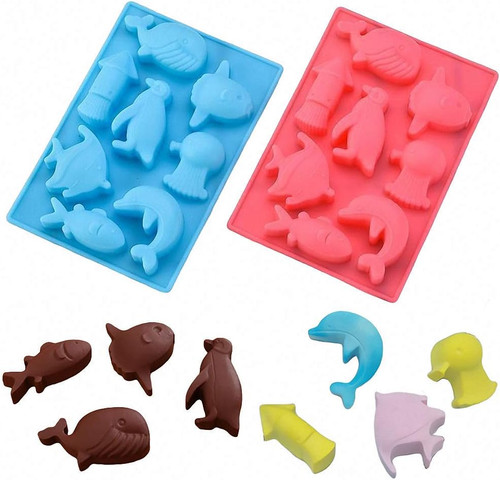 2pcs marine chocolate mold - marine,