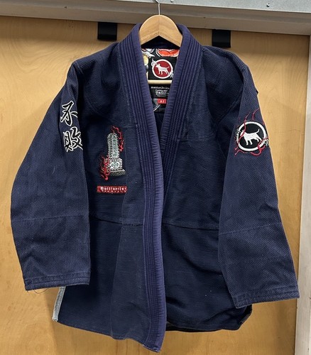 Bull terrier blue kimono - gi,