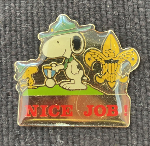 Snoopy boy scout nice job - scout,