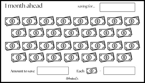 One month ahead - ahead, savings