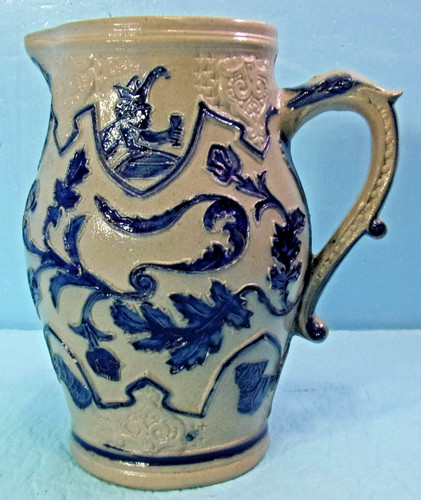 Ant vtg gray salt glaze - salt,