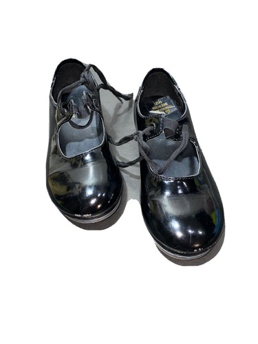 Leos girls black - patent, tap