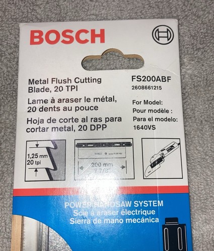 Bosch fs200abf in power - bosch,