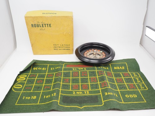 Vintage dicast metal roulette - vintage,