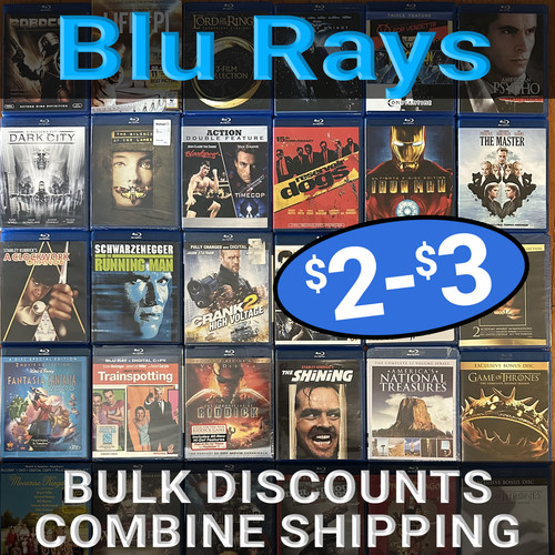 Blu ray movie - blu, lot