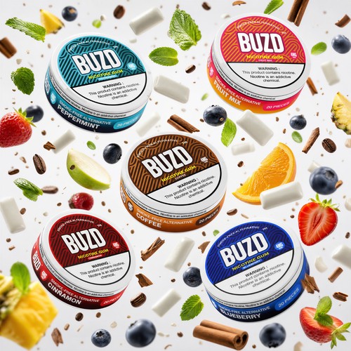 Buzd nicotine gum bundle - nicotine,
