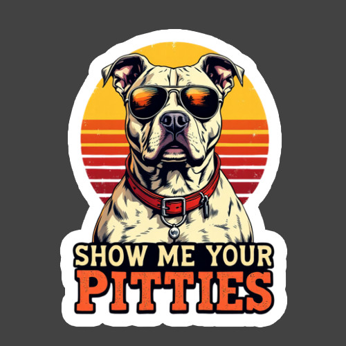 Pit bull sticker - sticker, vinyl