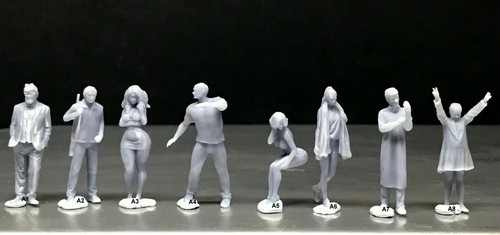 Scale miniature people - miniature,