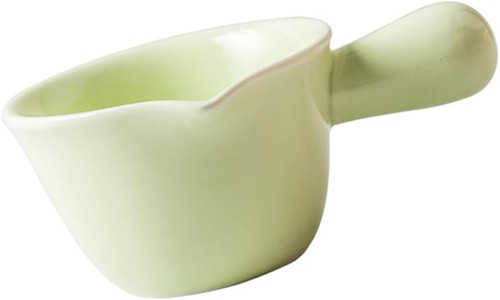 Small ceramic milk pot with - small,