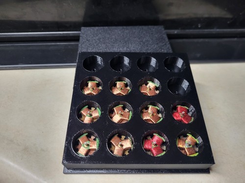 Pancake armature storage box