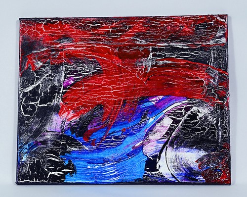 Abstract acrylic paintings - abstract, on