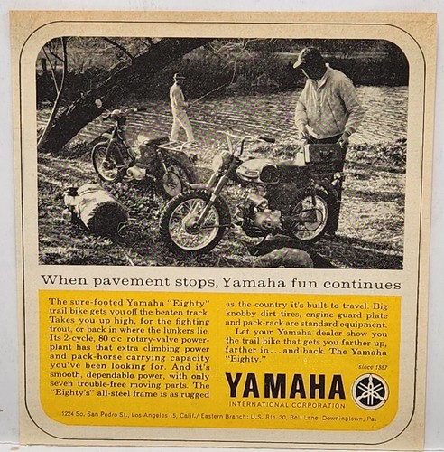 1964 yamaha eighty 80cc - yamaha, "eighty"