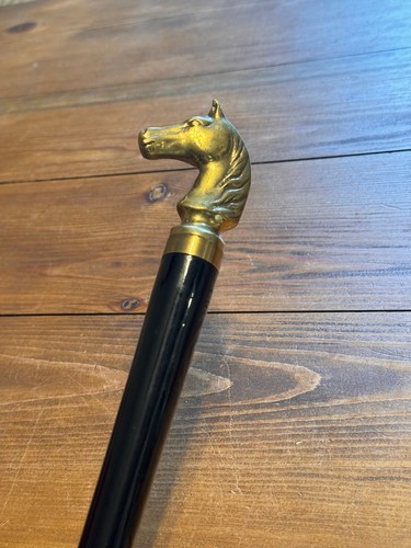 Vintage long handle brass shoe - handle,