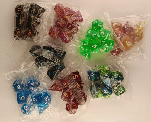 Dnd dice single set 7pcs - set,,