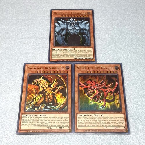 Yugioh egyptian god - god, cards