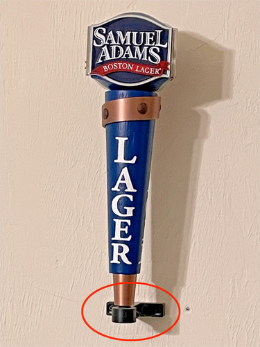 Single beer tap handle