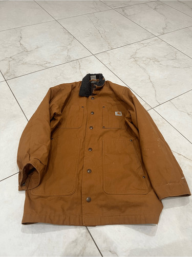 Carhartt brown coat - coat, size