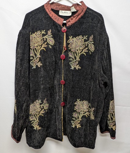 Vtg flashback black floral - flashback,
