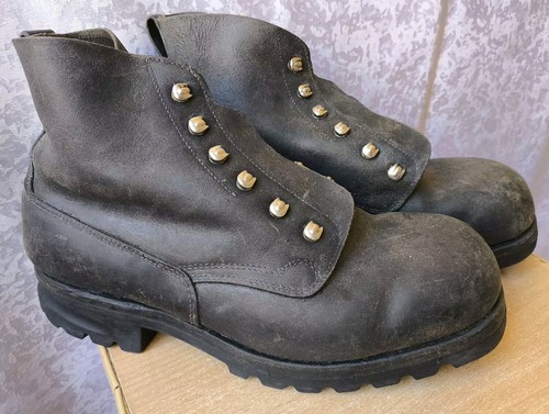 Vintage army boots german - boots,