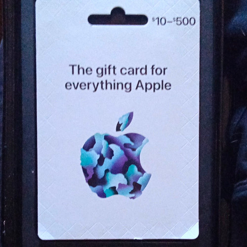 Apple gift card 500 - card, $10-$500