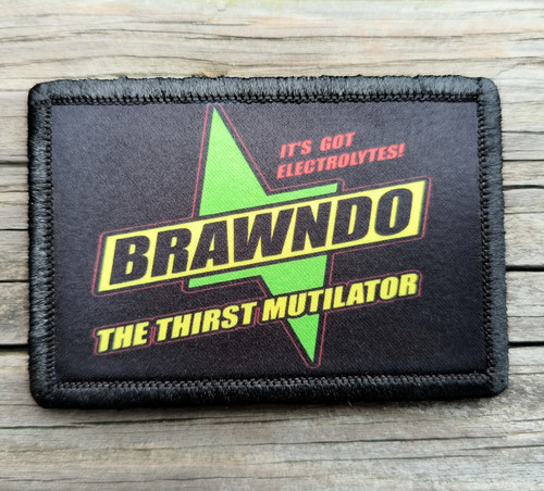 Brawndo morale patch - morale, hook