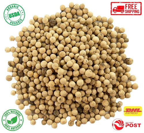 Ceylon white pepper whole - ceylon,