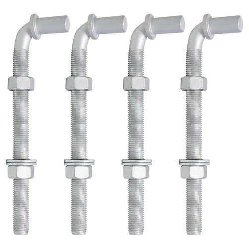 4pcs 8inch bolt post - 4pcs, j-bolt