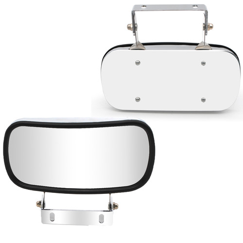 Set convex mirror - convex, stainless