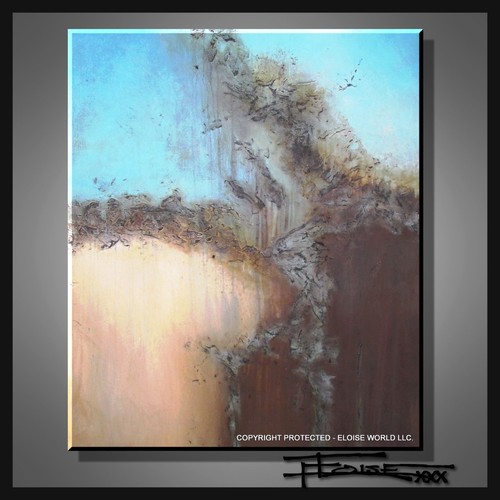 Abstract painting large canvas - painting,