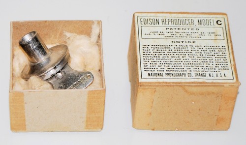 Edison cylinder phonograph - cylinder,