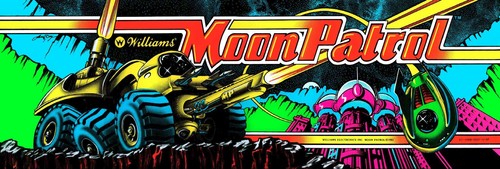 Moon patrol video game - video,