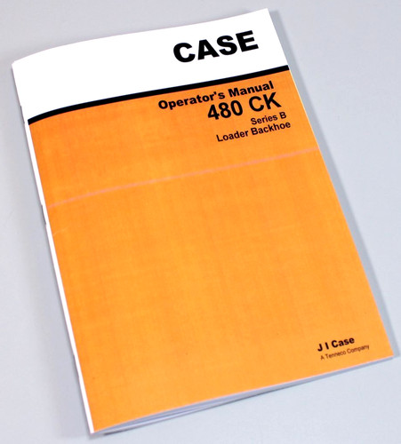 Case 480b 480ck series - 480b,