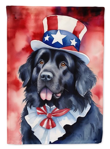 Newfoundland black patriotic - black,