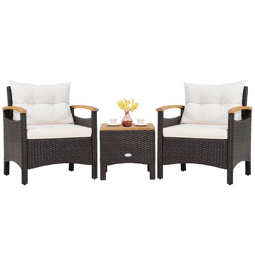 3pcs patio rattan - pe,