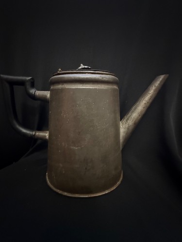 Antique primitive tin - antique,