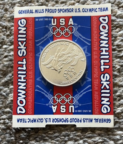 Vintage 1998 olympic medallion - vintage,