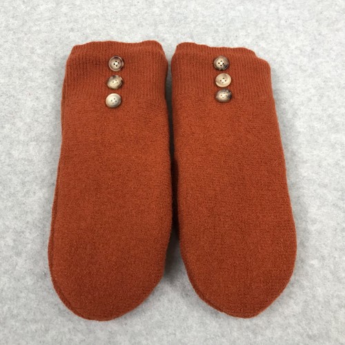 Felted wool sweater mittens - wool,