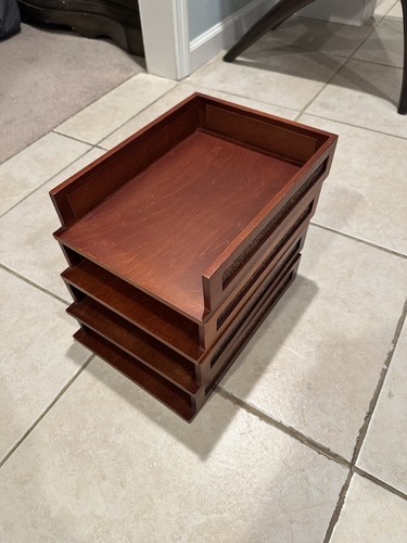 Tier stackable wood paper - wood,