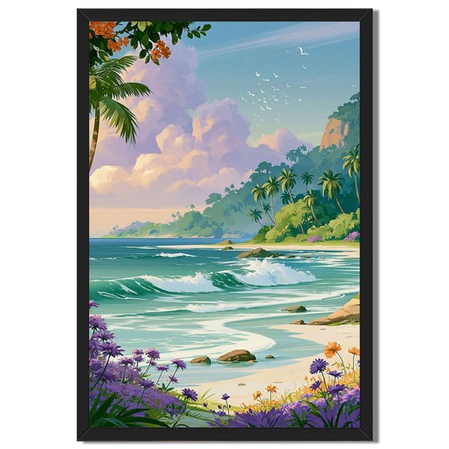 Tropical beach landscape - tropical,