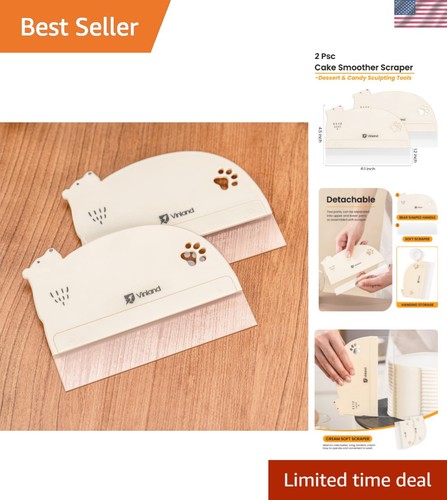 Pcs cake smoother scraper - 2,