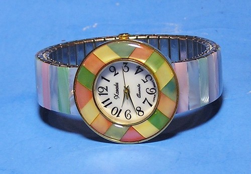 Xanadu mother pearl watch - mother-of-pearl,