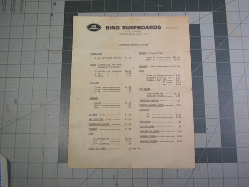 Vtg surfing ephemera 1960s - surfing,