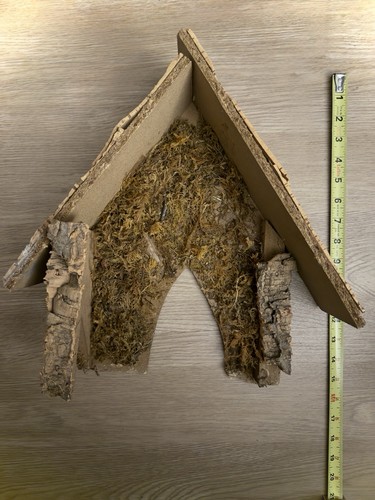 Vtg wooden rustic - rustic, creche