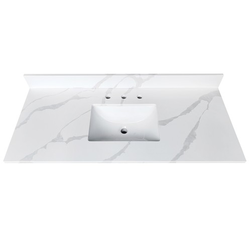 Carrara white quartz - carrara,