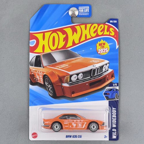 Hot wheels bmw 635 csi - hot, orange